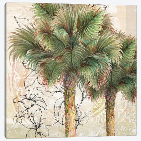 Palms Away I Canvas Print #DIN15} by Diannart Canvas Art Print