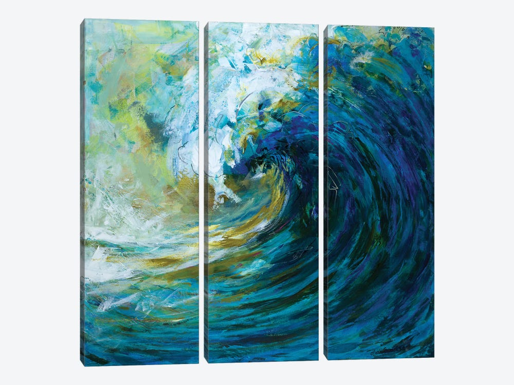 The Wave by Diannart 3-piece Canvas Wall Art