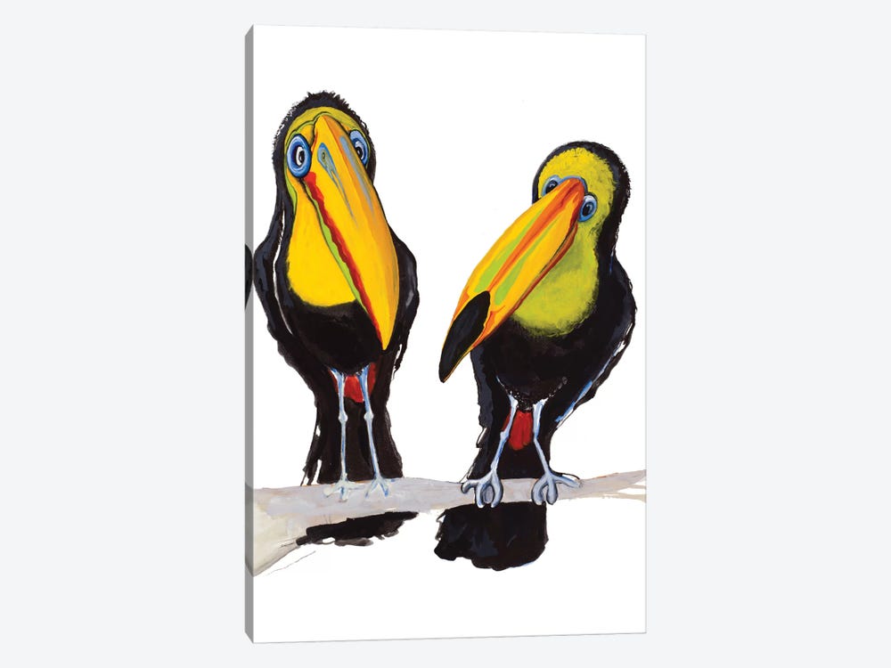 Two Toucans by Diannart 1-piece Art Print