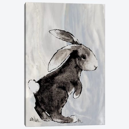 Bunny on Marble II Canvas Print #DIN2} by Diannart Canvas Print