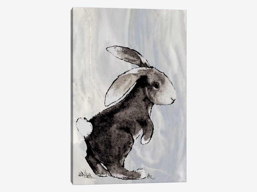 Bunny on Marble II by Diannart 1-piece Canvas Print