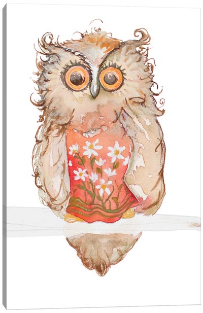 Morning Owl Canvas Art Print