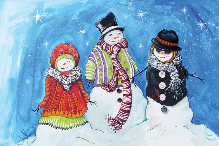 Snow Villagers by Diannart wall art
