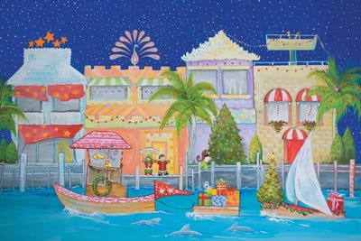 Christmas Village I by Diannart canvas print