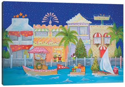 Christmas Village I Canvas Art Print