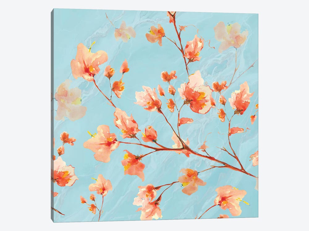 Early Americana Floral I by Diannart 1-piece Canvas Wall Art