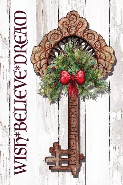 Holiday Key II by Diannart metal wall art