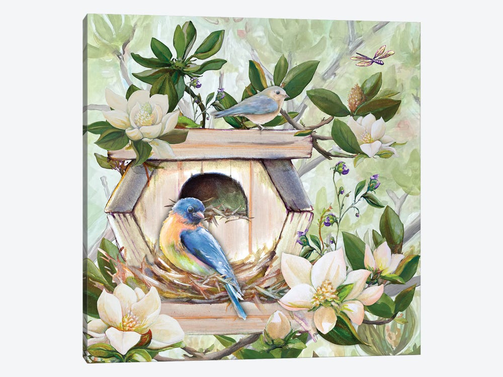 Birdhouse I by Diannart 1-piece Canvas Art Print