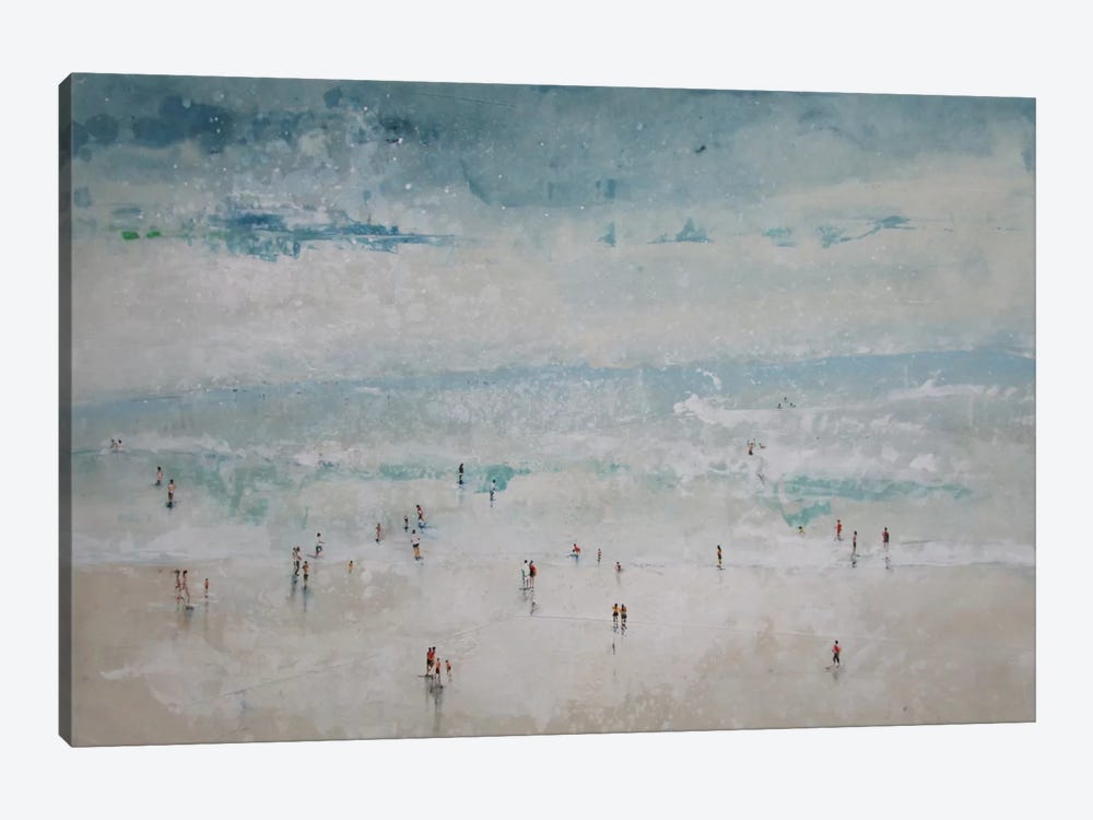 The Beach by Claudio Missagia 1-piece Canvas Art Print