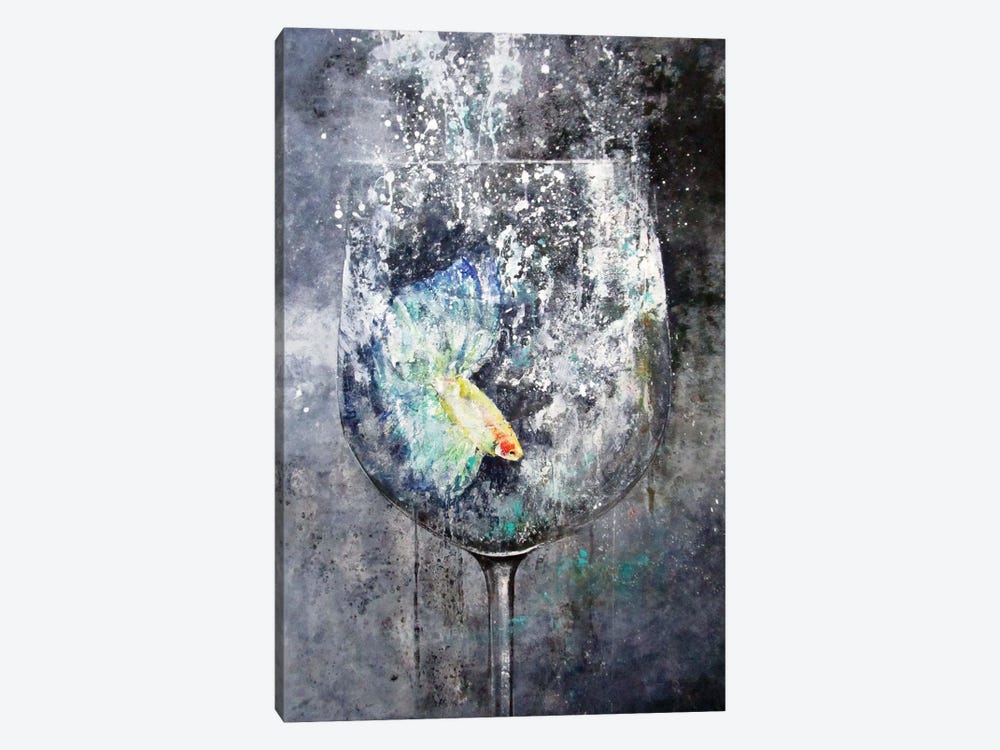Betta by Claudio Missagia 1-piece Canvas Wall Art