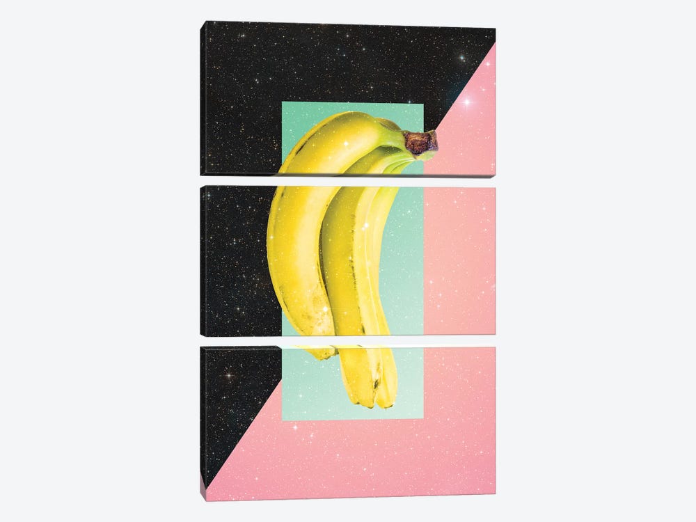 Eat Banana by Danny Ivan 3-piece Canvas Artwork