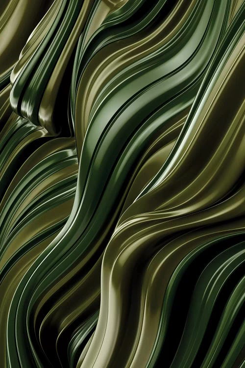 Green Wave, Vertical by Danny Ivan wall art