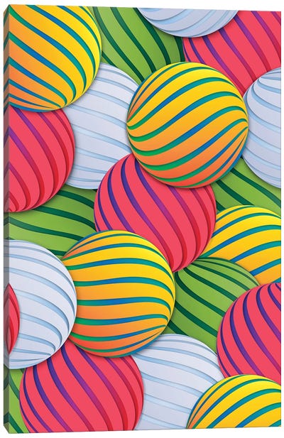 Melons Canvas Art Print - Vivid Graphics