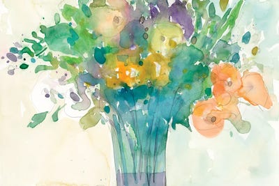 A Splash of Teal I by Samuel Dixon framed wall art