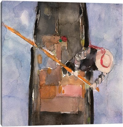 Above the Gondola I Canvas Art Print - Rowboat Art