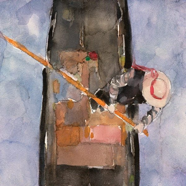 Rowboats: Above the Gondola I by Samuel Dixon