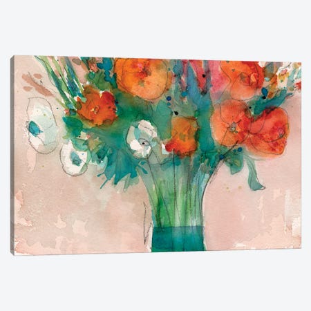 Abundant Bouquet II Canvas Print #DIX117} by Samuel Dixon Art Print