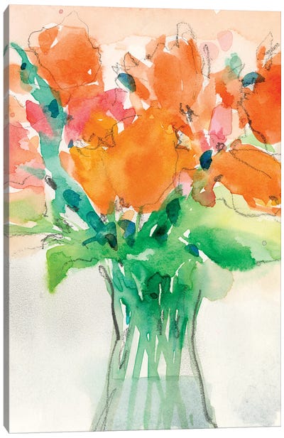 Cheerful Bouquet I Canvas Art Print - Samuel Dixon