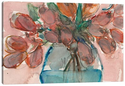 Elegance Bouquet II Canvas Art Print - Tulip Art