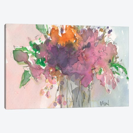 Floral Charm II Canvas Print #DIX135} by Samuel Dixon Art Print