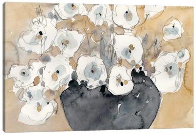 Another White Blossom II Canvas Art Print - Bouquet Art