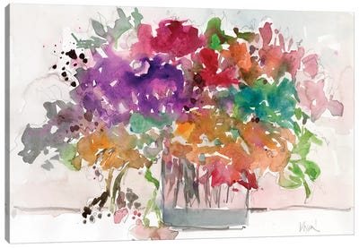Mix Flowers I Canvas Art Print - Samuel Dixon