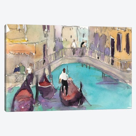 Venice Plein Air V Canvas Print #DIX16} by Samuel Dixon Art Print