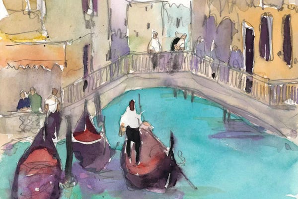 Bridges: Venice Plein Air V by Samuel Dixon