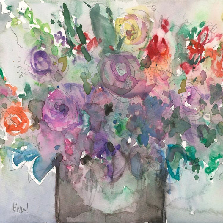 The Mixed Water Garden I by Samuel Dixon wall art