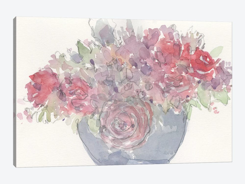 Floral Dreamy II by Samuel Dixon 1-piece Canvas Art Print
