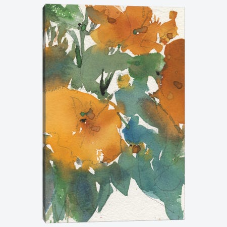 Floral Indulge I Canvas Print #DIX190} by Samuel Dixon Canvas Wall Art