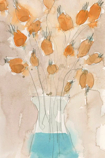 Poppies: Poppy Vase I by Samuel Dixon
