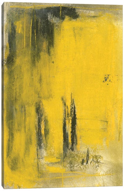 The Ginkgo Forest II Canvas Art Print - Yellow Art