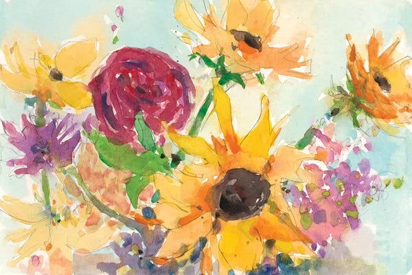 Sunflowers: Bright Wild Flowers II by Samuel Dixon
