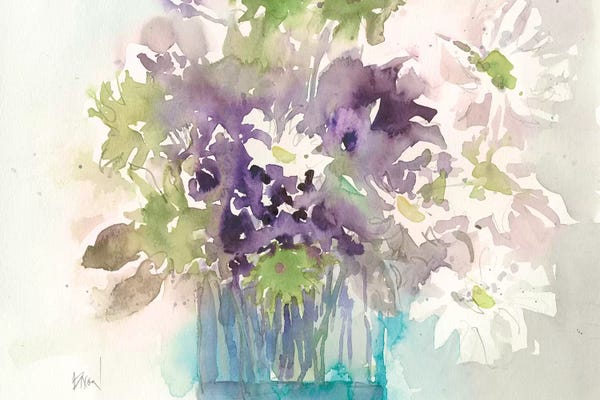 Botanical Still Life: Center Piece I by Samuel Dixon