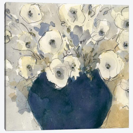White Blossom Study II Canvas Print #DIX56} by Samuel Dixon Canvas Art Print