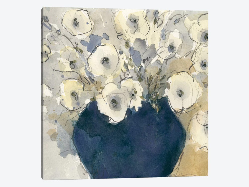 White Blossom Study II by Samuel Dixon 1-piece Canvas Art Print