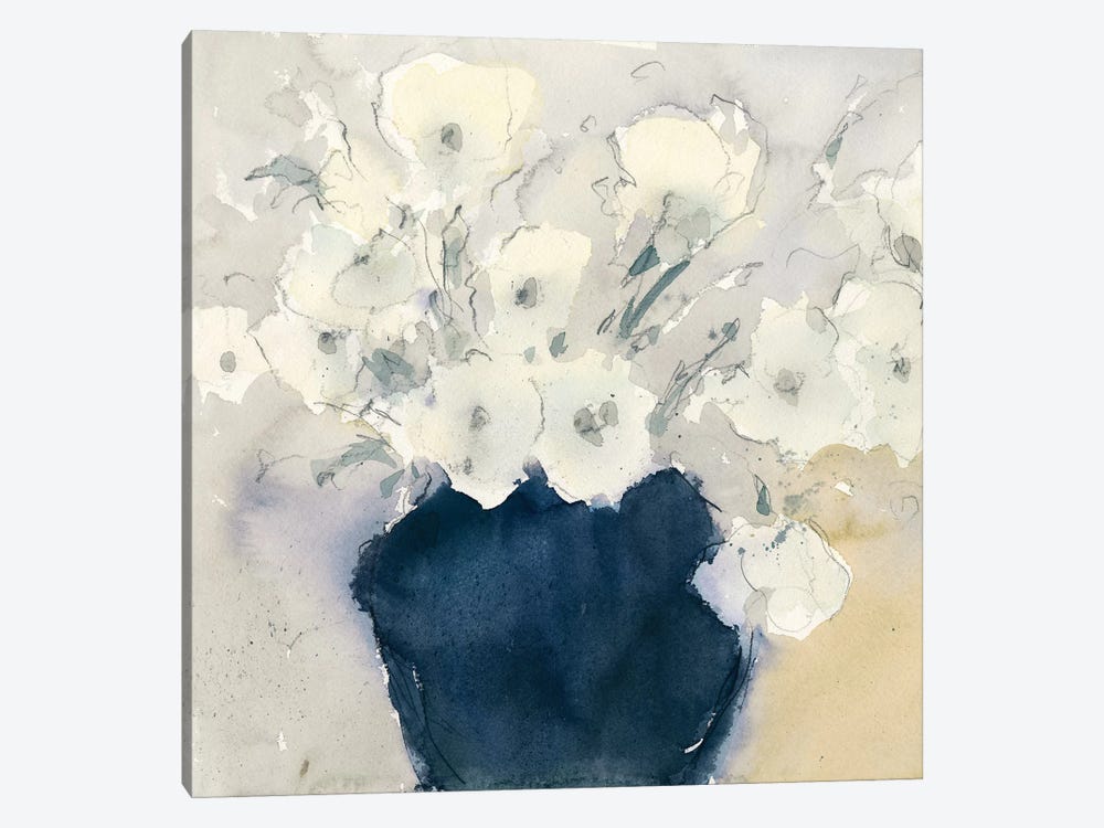 White Bouquet by Samuel Dixon 1-piece Canvas Artwork