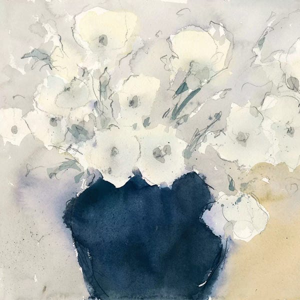 Still Life: White Bouquet by Samuel Dixon