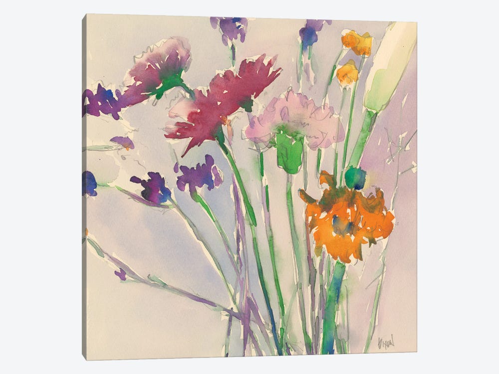 Wild Flower Cuttings by Samuel Dixon 1-piece Canvas Art Print