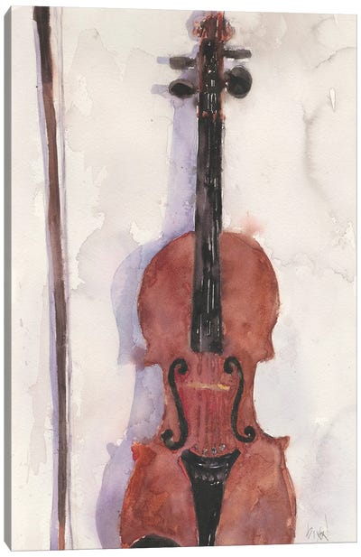 The Violin Canvas Art Print