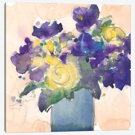 Floral Beauties II Canvas Print #DIX99} by Samuel Dixon Canvas Art