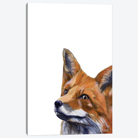 Red Fox Canvas Print #DJA20} by Dawn Jackson Canvas Wall Art