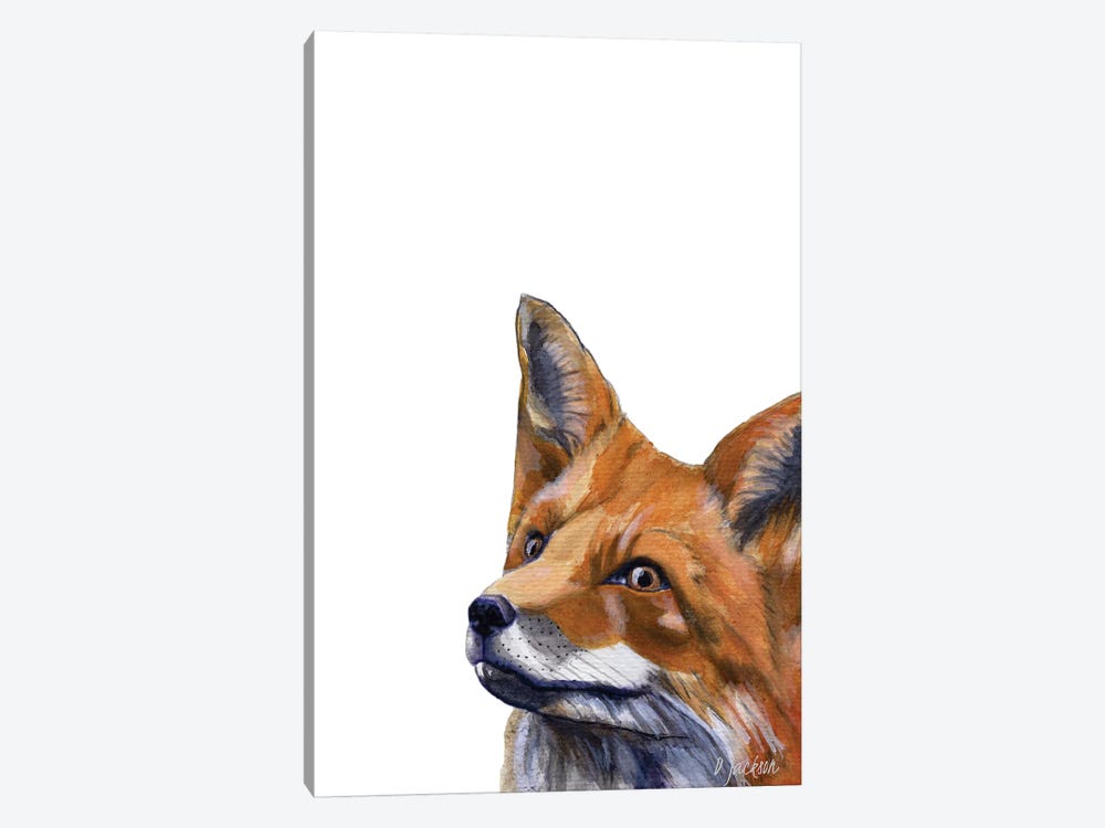 Red Fox by Dawn Jackson 1-piece Canvas Print
