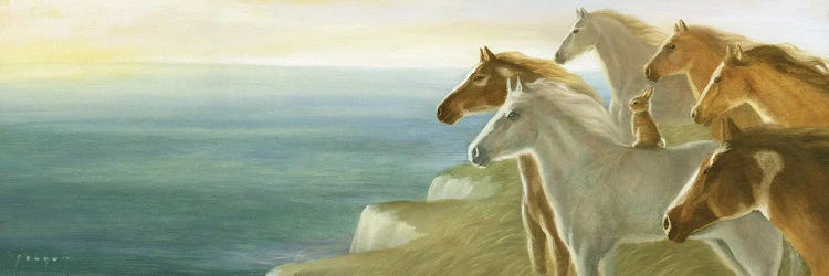 Isabella And All The Beautiful Horses by David Joaquin wall art