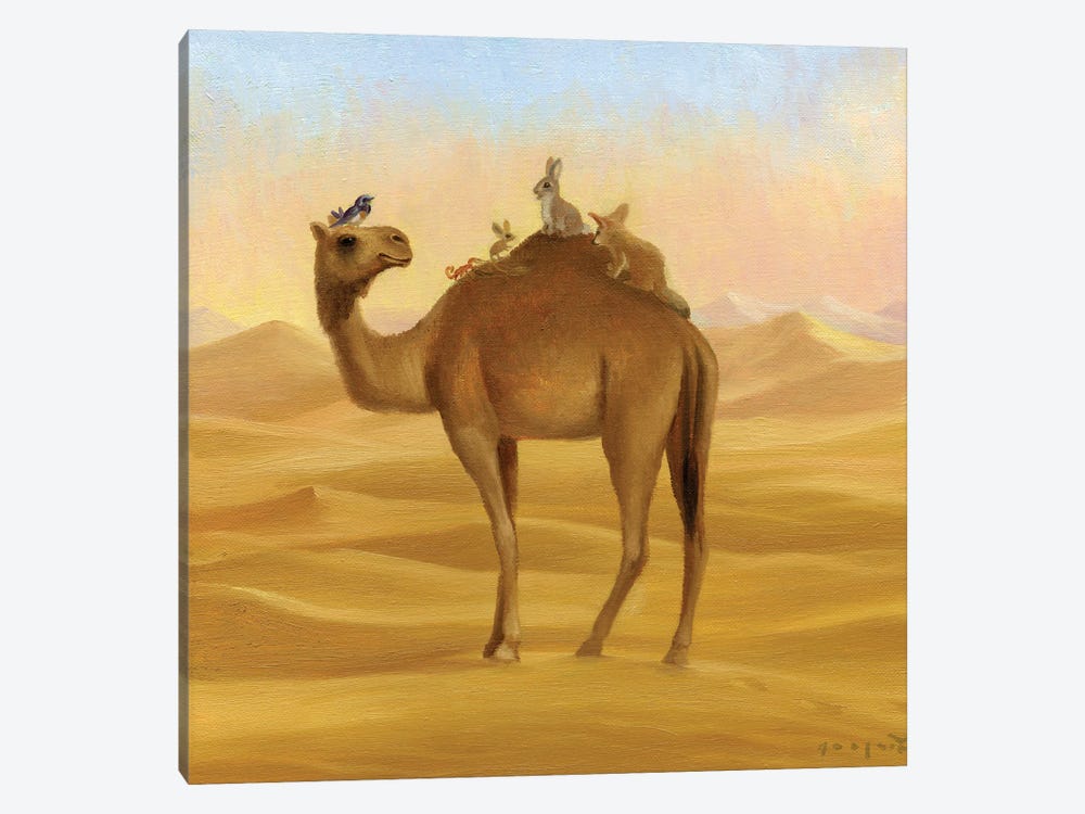 Isabella And The Sahara by David Joaquin 1-piece Canvas Art Print