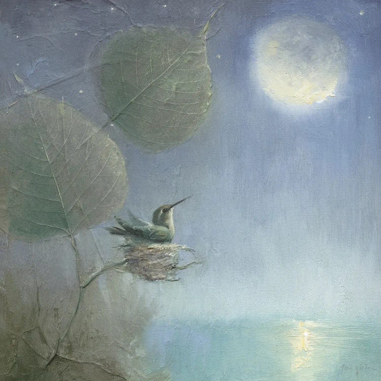 Hummingbird Moon by David Joaquin wall art