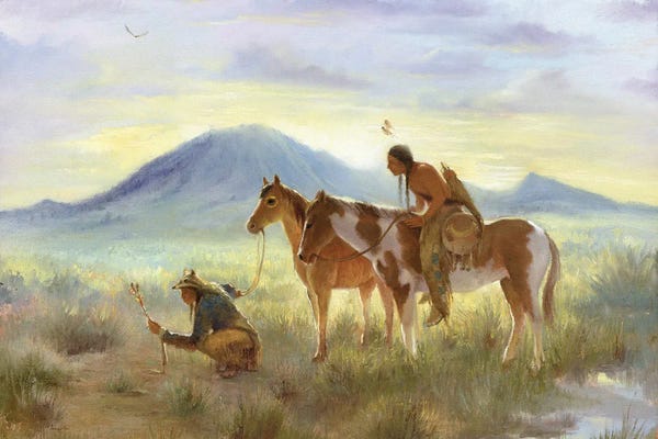 Native American Décor: Mato Paha by David Joaquin