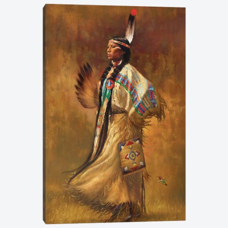 Yakama Canvas Print #DJQ56} by David Joaquin Canvas Wall Art
