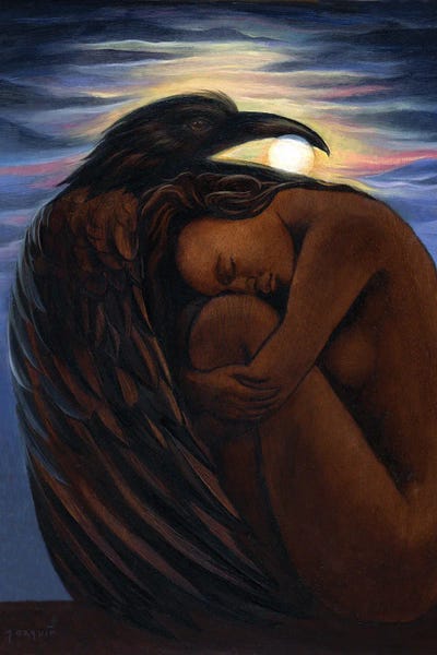 Native American Décor: Raven Earth by David Joaquin